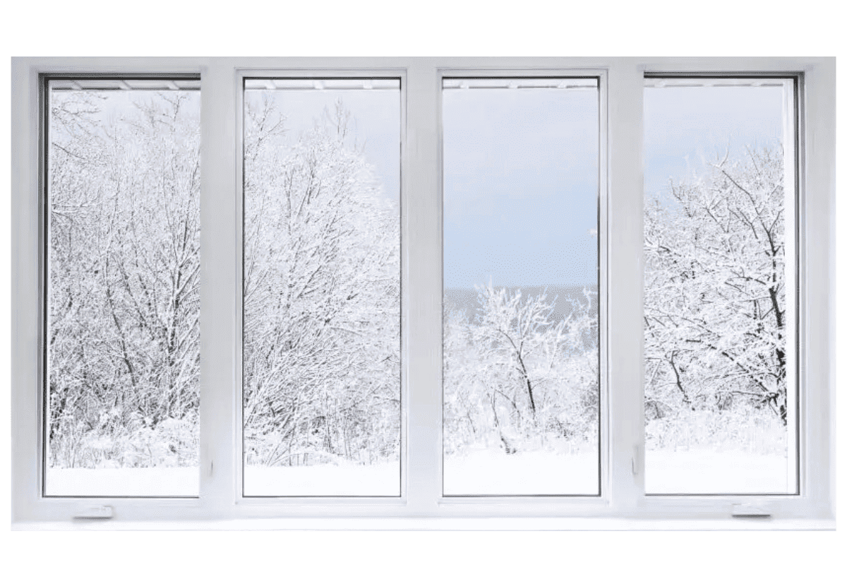 High temperature and extreme cold resistant energy-efficient window